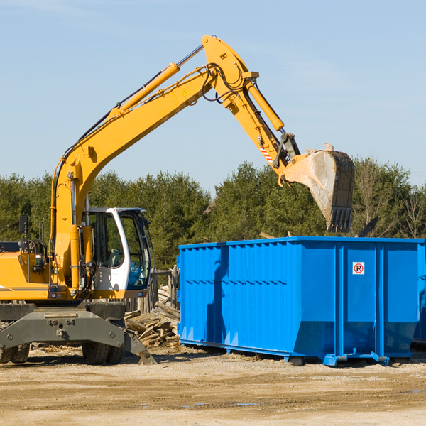 how many times can i have a residential dumpster rental emptied in Buck Creek Indiana